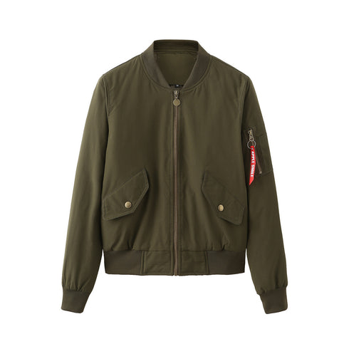 Women's Bomber Jacket Baseball Jacket Spring And Autumn - ROUTINE FASHION